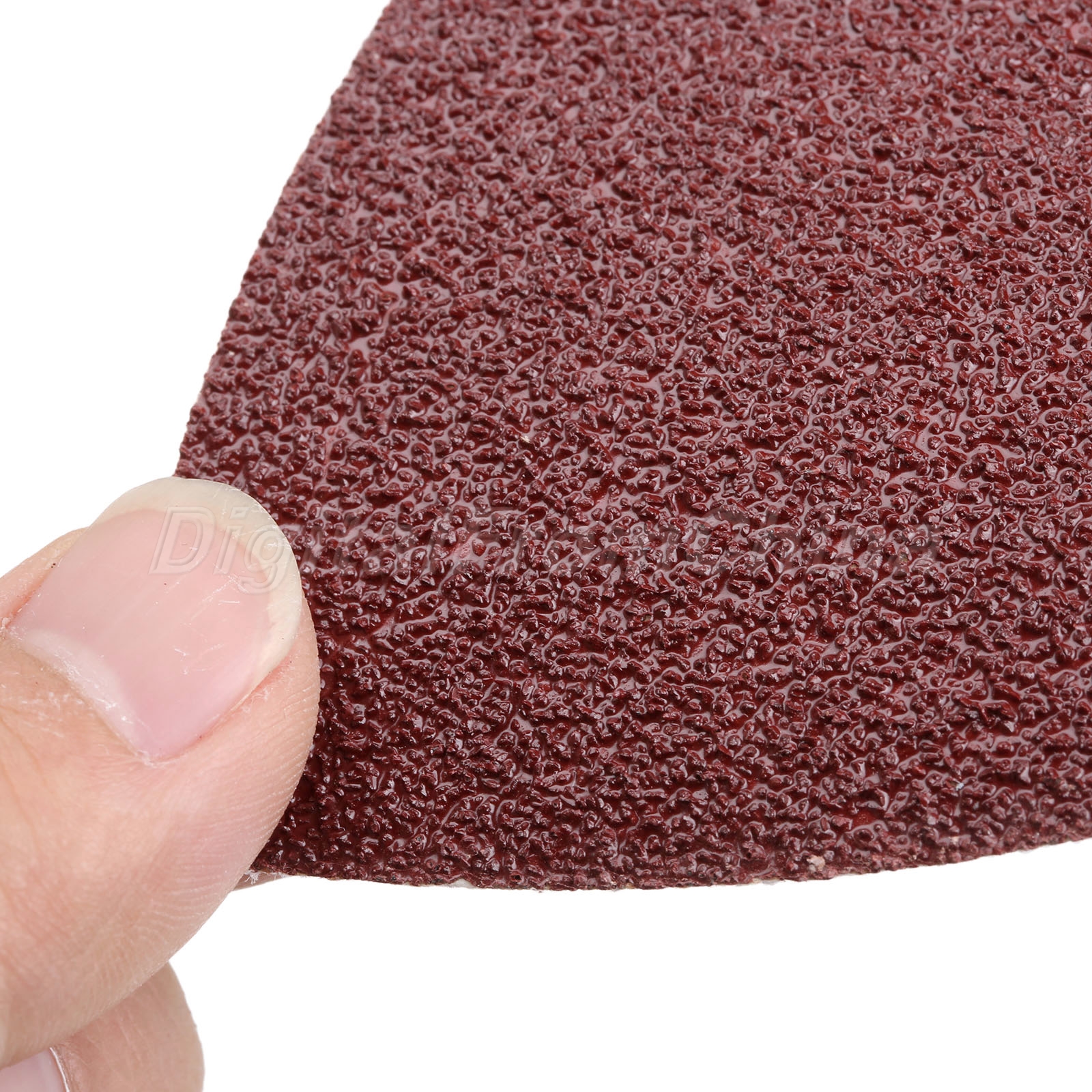 60Pcs 40240 Grits 80mm Triangle Sand Paper Sanding Sheets Discs Pads