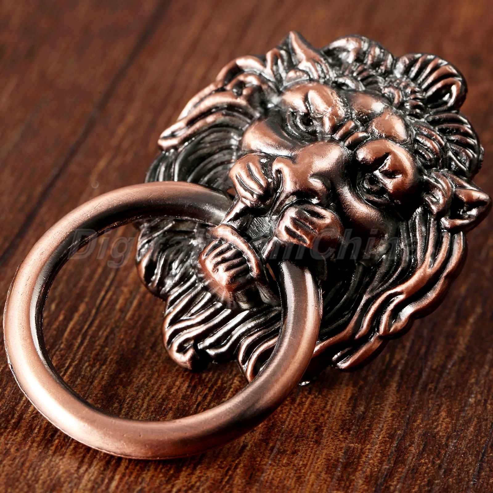 Europeo Antiguo Tiradores de Cabeza de León del gabinete cajón Perillas