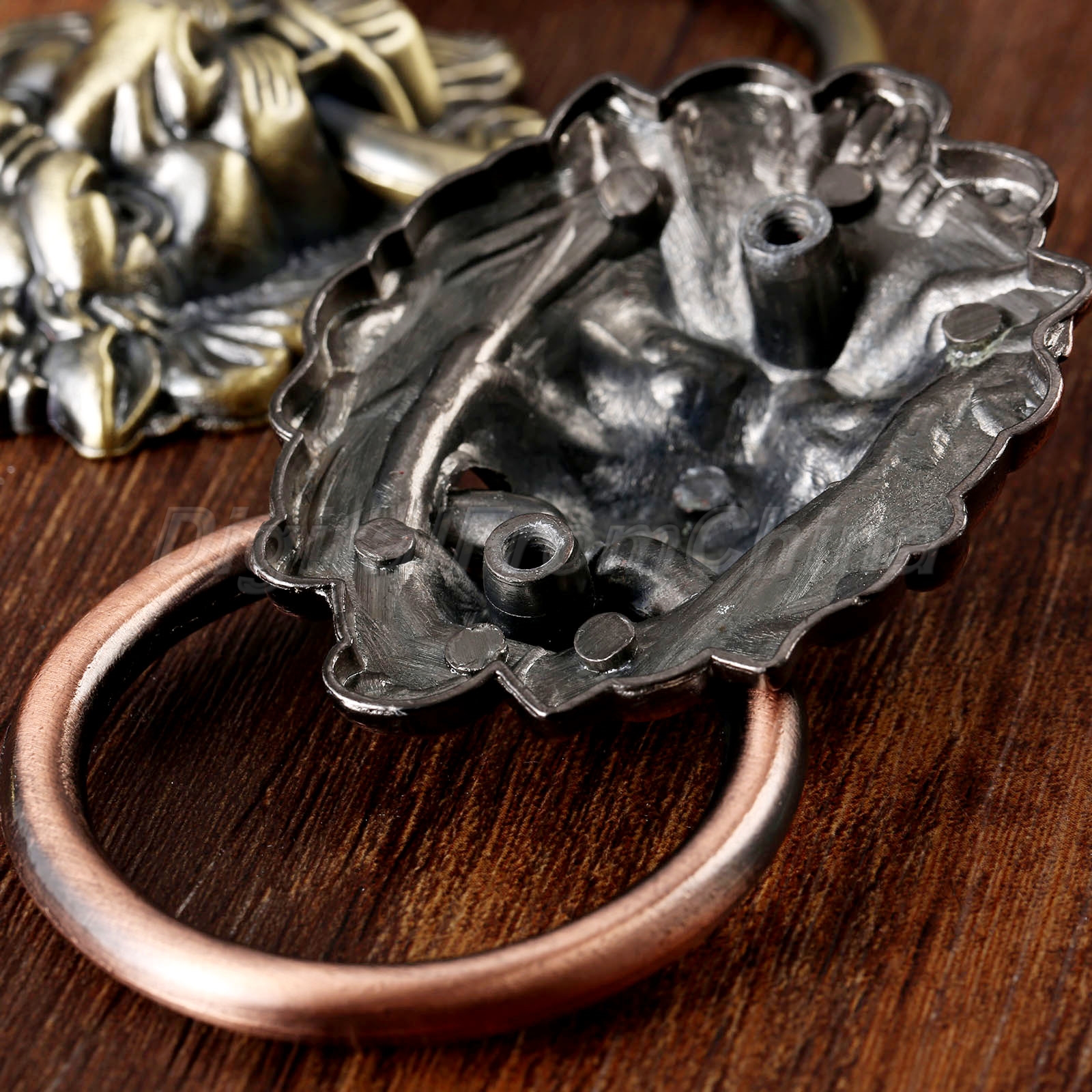 Europeo Antiguo Tiradores de Cabeza de León del gabinete cajón Perillas