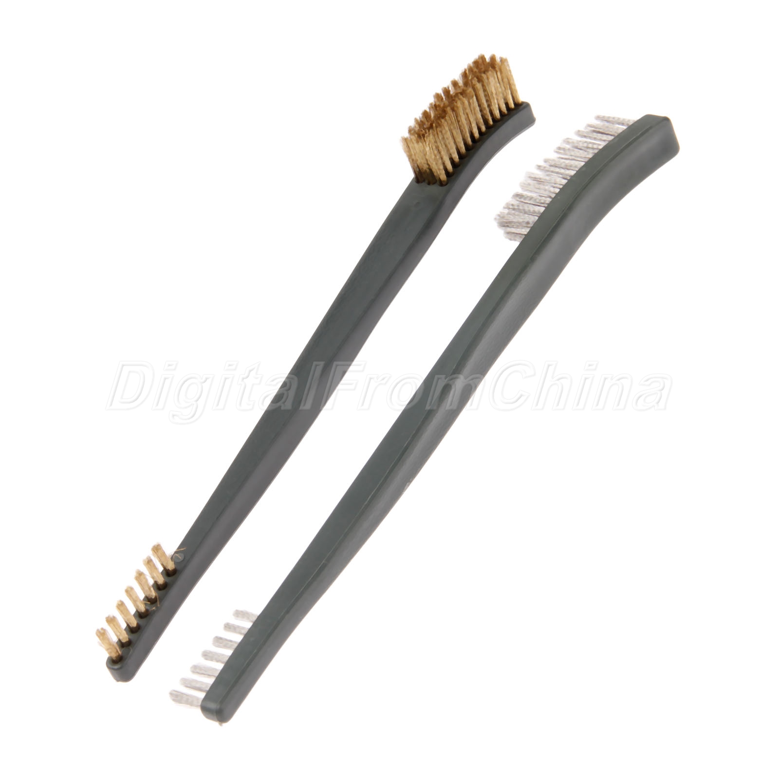 3 Pcs Gun Rifle Cleaning Tool Double Ended Brass Brush Wire Brush Nylon