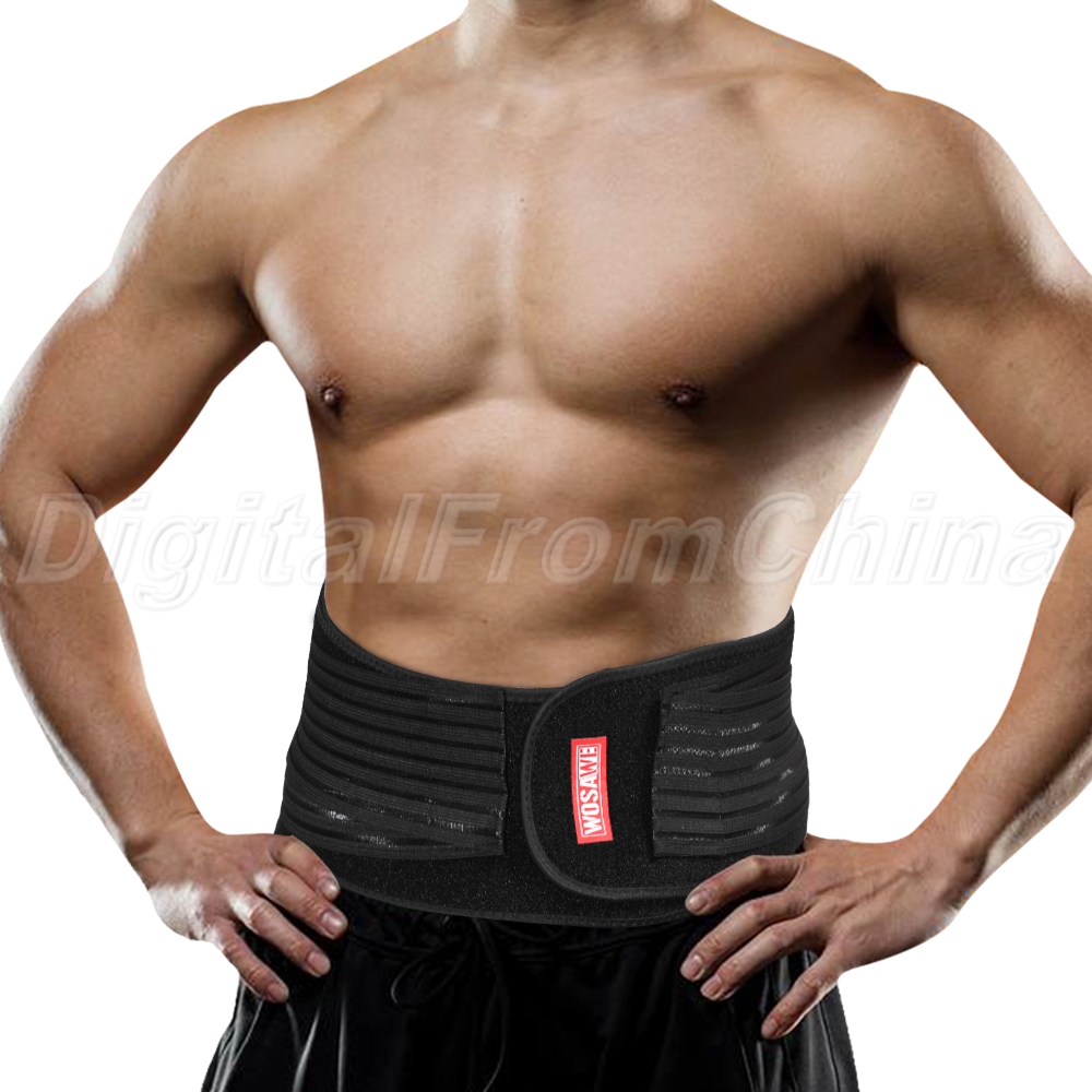 1Pc Motorcycle Protective Kidney Lumbar Brace Belt Adjustable Waist