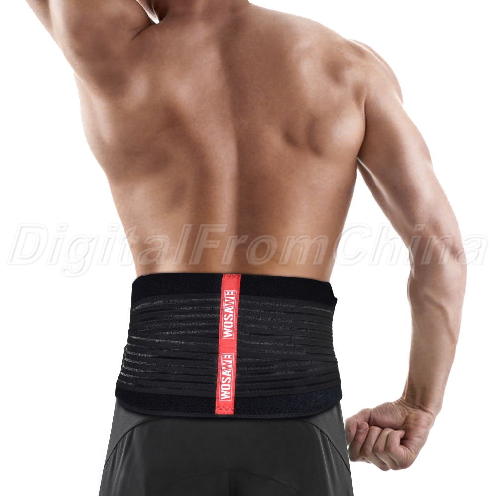 1Pc Motorcycle Protective Kidney Lumbar Brace Belt Adjustable Waist