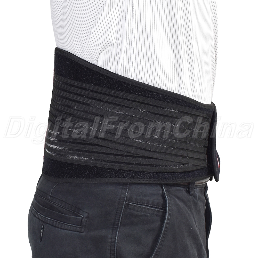 1Pc Motorcycle Protective Kidney Lumbar Brace Belt Adjustable Waist