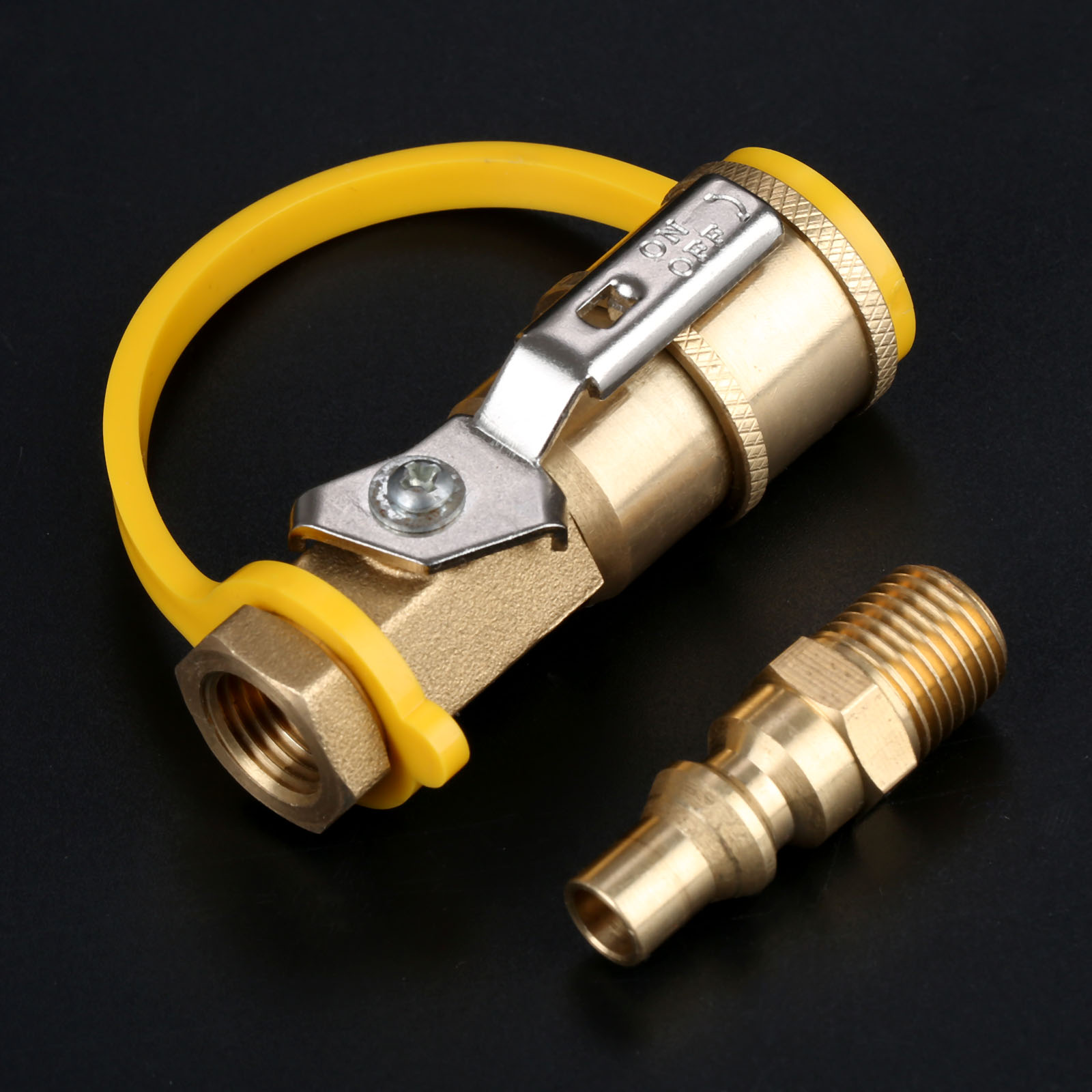 Propane/Natural Gas Systems Quick Connect Kit & Shutoff Valve Connector