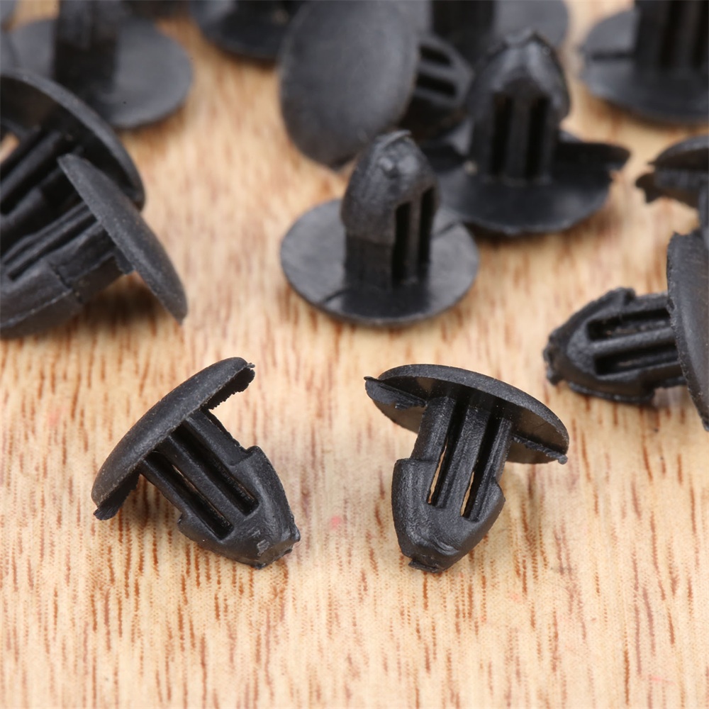 Auto 100x Trim Clips Retaining Fasteners Rivets Plastic Fit 4mm Hole