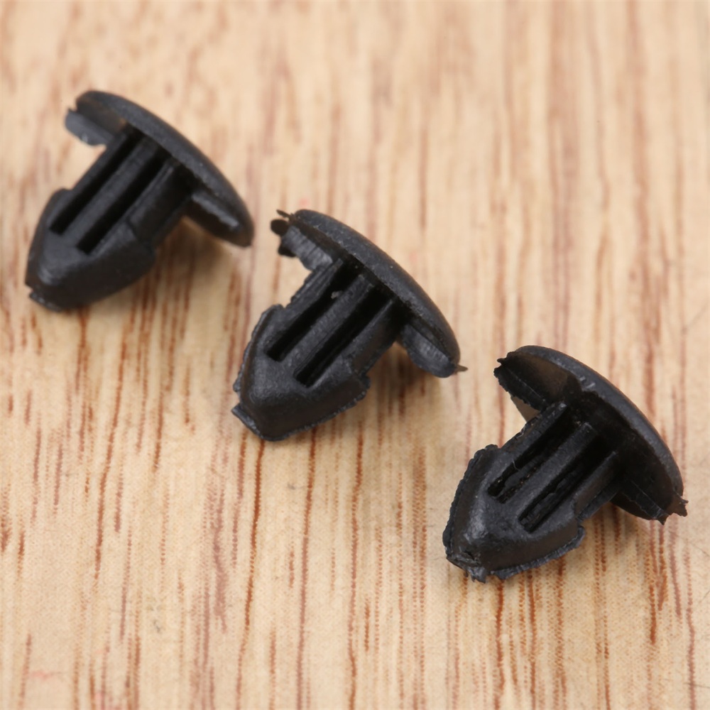 Auto 100x Trim Clips Retaining Fasteners Rivets Plastic Fit 4mm Hole