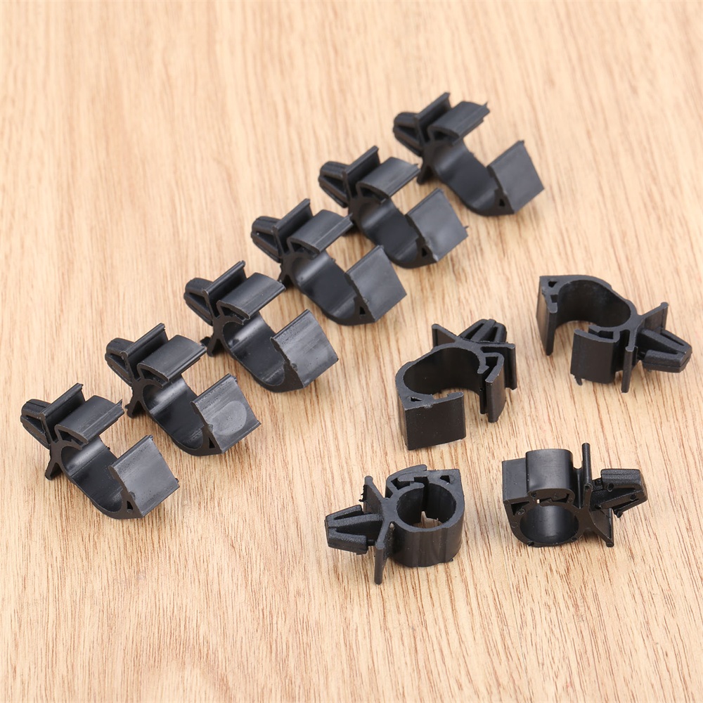10x Auto Panel Triming Clips Wiring Harness Fasteners Screws Plastic