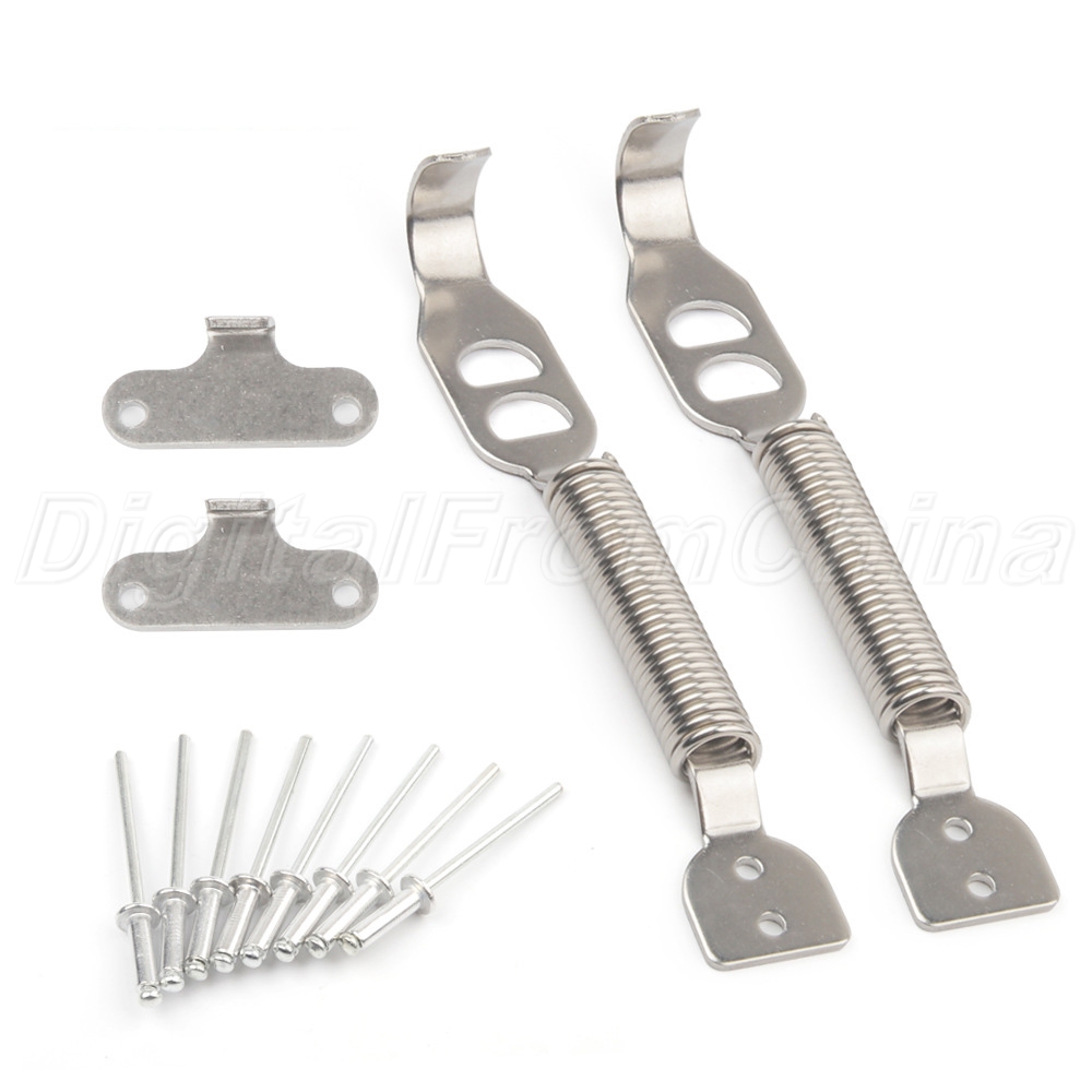 Car Racing Hook Pin Lock Kit Latch Spring Clip Fastener